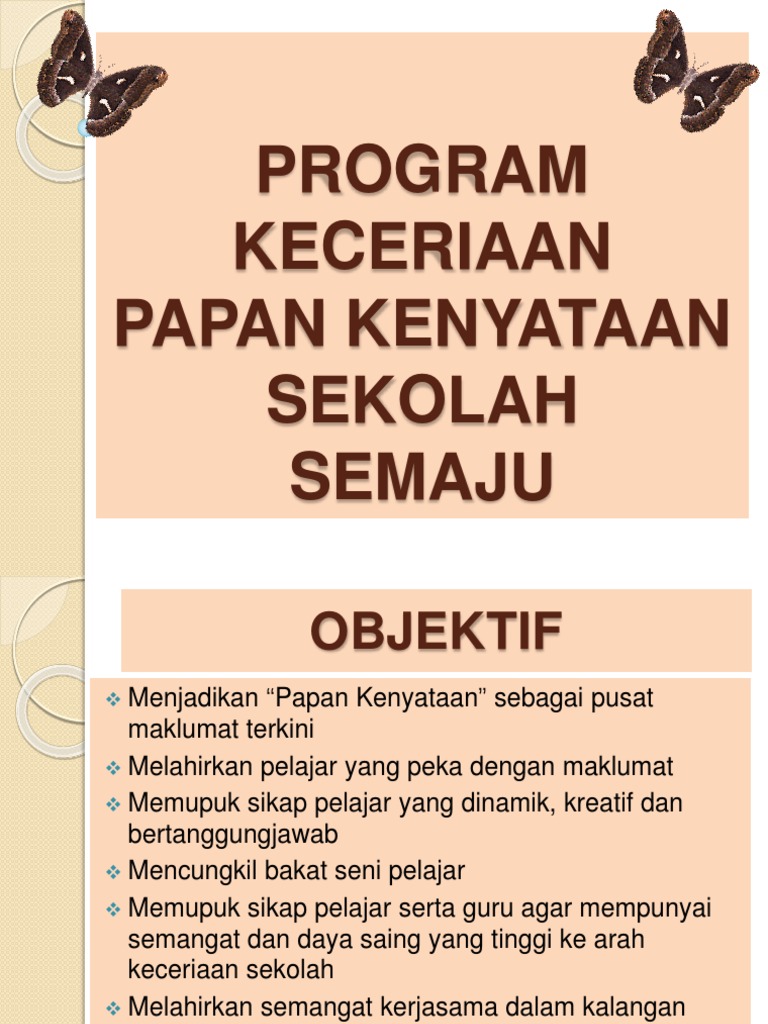 Programkeceriaan Papan Kenyataan