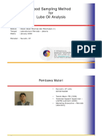 02a - Good Sampling Method For Lube Oil Analysis - Petrolab