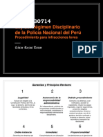 Ley 30714, Que Regula El Régimen Disciplinario de La Policía Nacional Del Perú.
