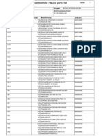 Electric Spare Parts List-2844-400V