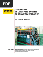 Conversion of Low Speed Engines To Dual Fuel Operation: July 2005