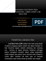 OPTIMALKAN LOW BACK PAIN