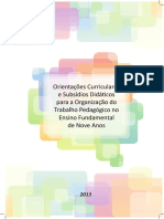 Orientacoes Curriculares Ensino Fundamental de 9 Anos