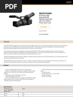 Nexfs700Rh: 4K Sensor High Speed NXCAM Super35 Camcorder With 18 To 200mm Power Zoom Lens