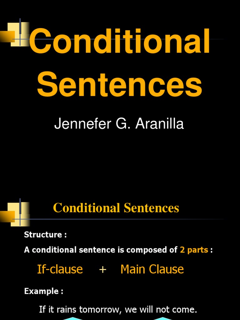 Understanding Conditional Sentences | PDF | Grammatical Tense | Languages