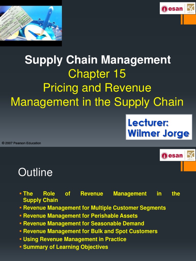 Pricing and Revenue Management in The Supply Chain PDF Pricing