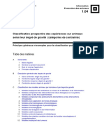 Classification Prospective Des Expériences Sur Animaux Selon Leur Degre de Gravite PDF