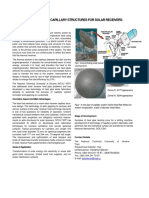 Heat Pipes Capillary Structures For Solar Receivers: Description