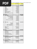 USG Student Fee Budget 2010-2011