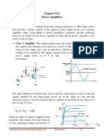 Chapter Six Power Amplifier