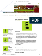 E301 - Ascorbato de Sodio - Aditivos Alimentarios