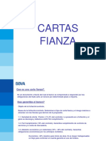 Cartas Fianza