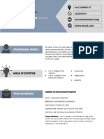 Curriculum Vitae Format