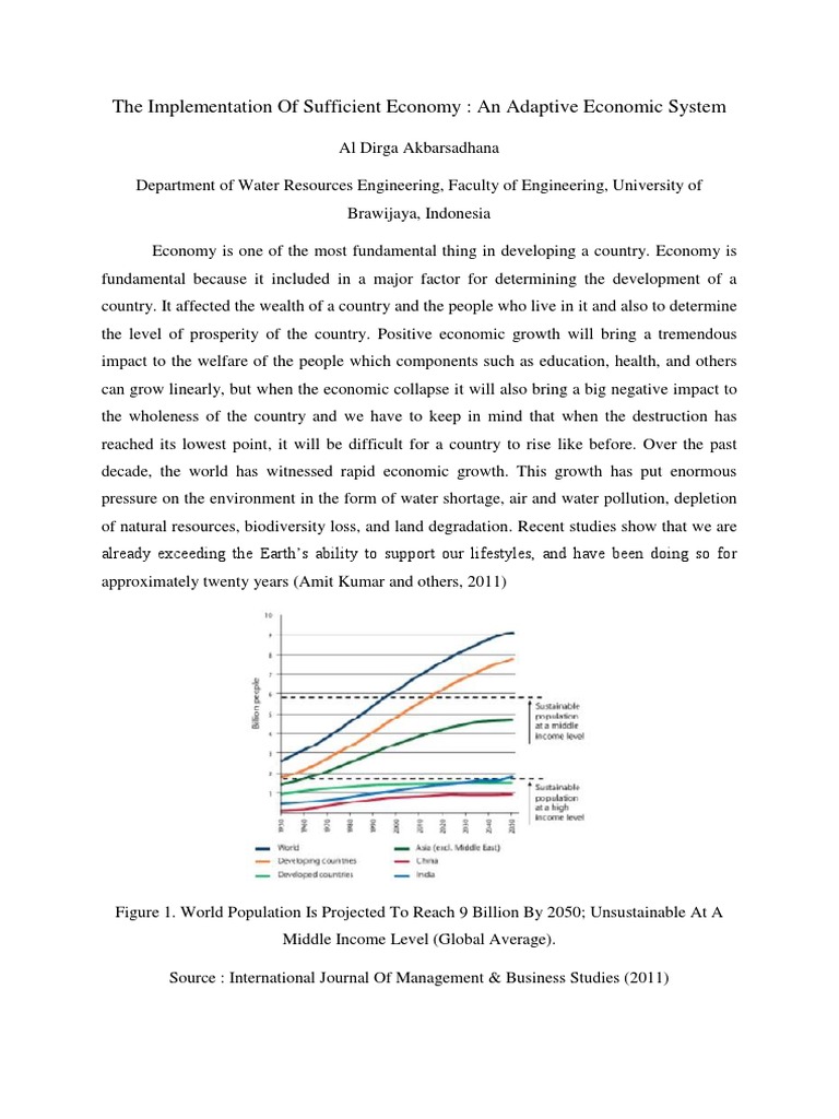 Sufficiency economy book image