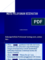 Mutu Pelayanan Kesehatan