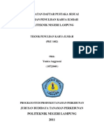 Pembuatan Daftar Pustaka Sesuai