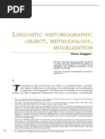 SWIGGERS_P. Linguistic Historiography Object, Methodology, Modelization [2012]