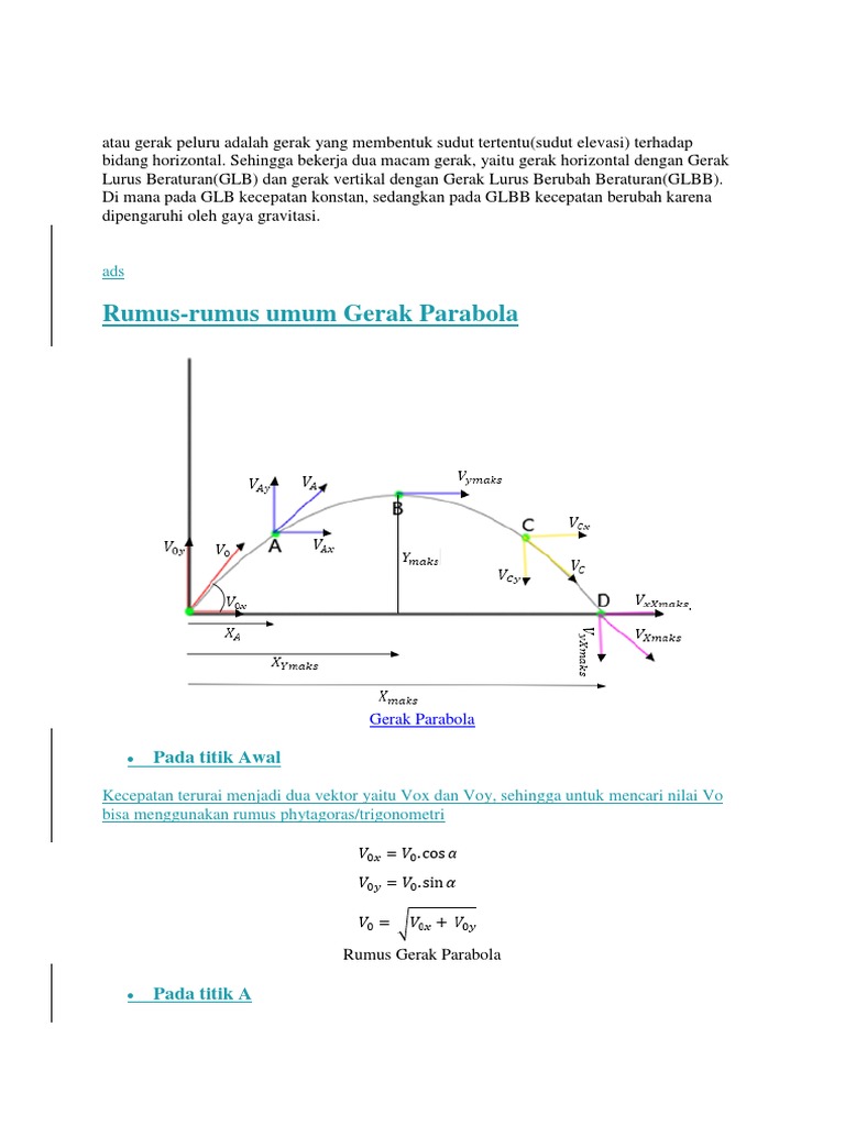 Contoh Soal Gerak Parabola Beserta Jawabannya Bagikan Contoh