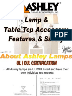 Ashley Lamp Accessory Features Safety