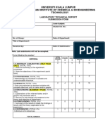 Lab Technical Report Template 2017