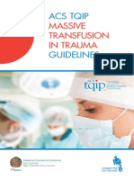 Massive Transfusion in Trauma Guildelines PDF