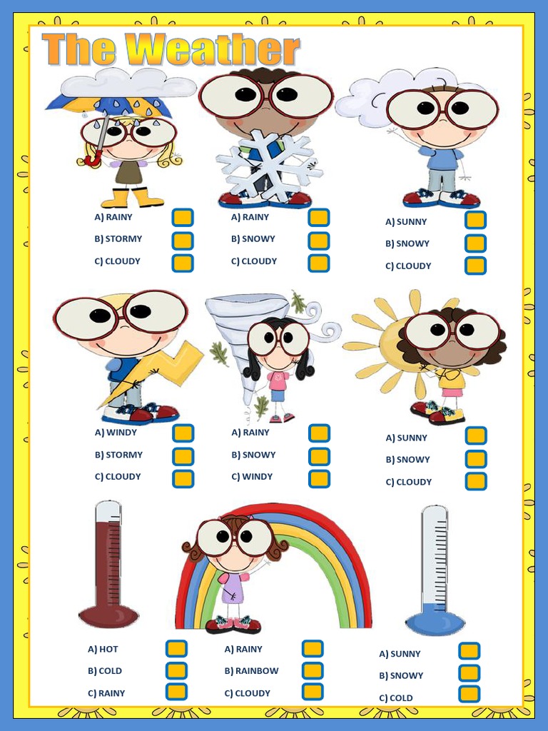 Weather Condition Worksheet | PDF
