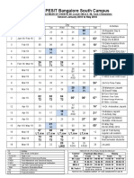 Calender of Events 6th Sem