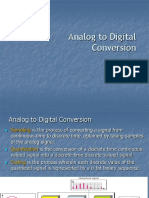 Analog To Digital Conversion
