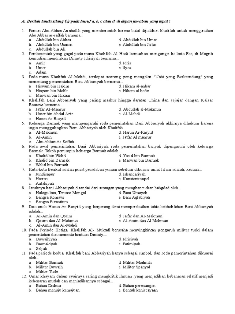 Salah Satu Usaha Khalifah Al Makmun Dalam Pemerintahannya