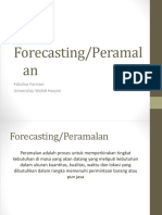 Forecasting/Peramal An: Fakultas Farmasi Universitas Wahid Hasyim