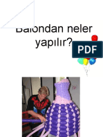 Balonlarla Neler Yapilir