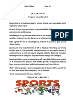 Speech About Sports2