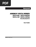 Honeywell Vista 20p User Manual