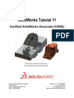 Solidworks Tutorial 11: Certified Solidworks Associate (Cswa)