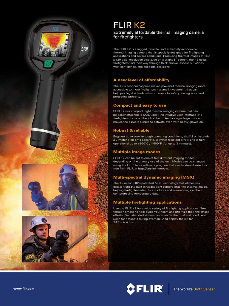 FLIR K2 Thermal Imaging Camera PDF Thermography Camera