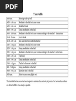 Study Timetable For Neet Aspirants Weekdays Pdf