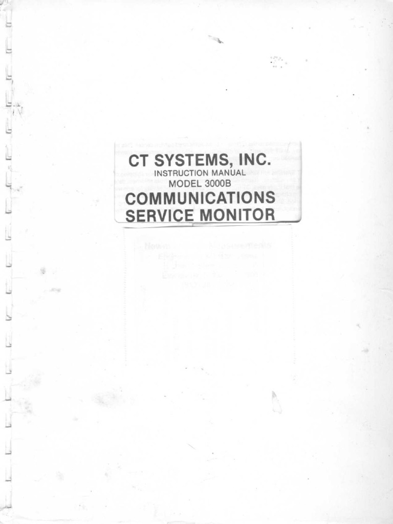 768px x 1024px - CT Systems 3000B Manual | Frequency Modulation | Modulation