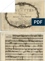Vidigal Manuel Josè Seis Minuettes para Guitarra e Baxo 1796 PDF