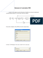 Sintonia de Controlador PID