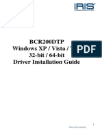 IRIS BCR200DTP Driver Installation Guide
