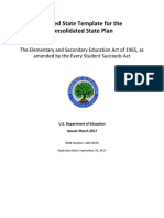 Revised State Template for the Consolidated State Plan