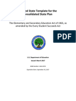 Revised State Template For The Consolidated State Plan