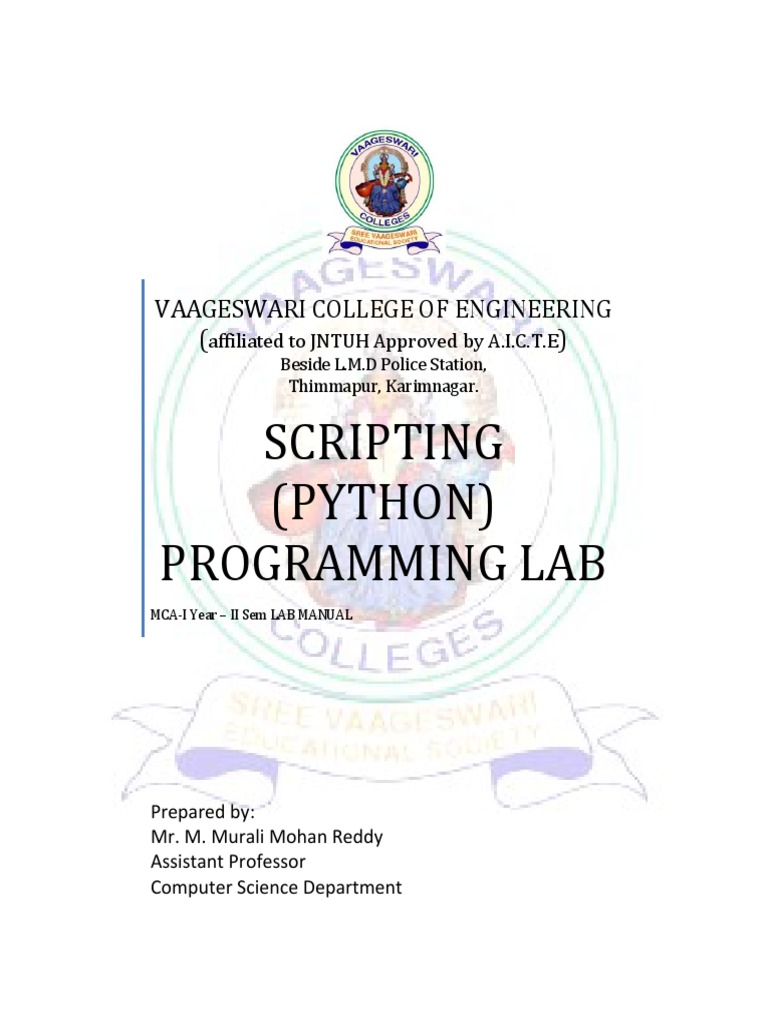 Python Lab Manual: Recursion Focus | PDF | Python (Programming Language ...
