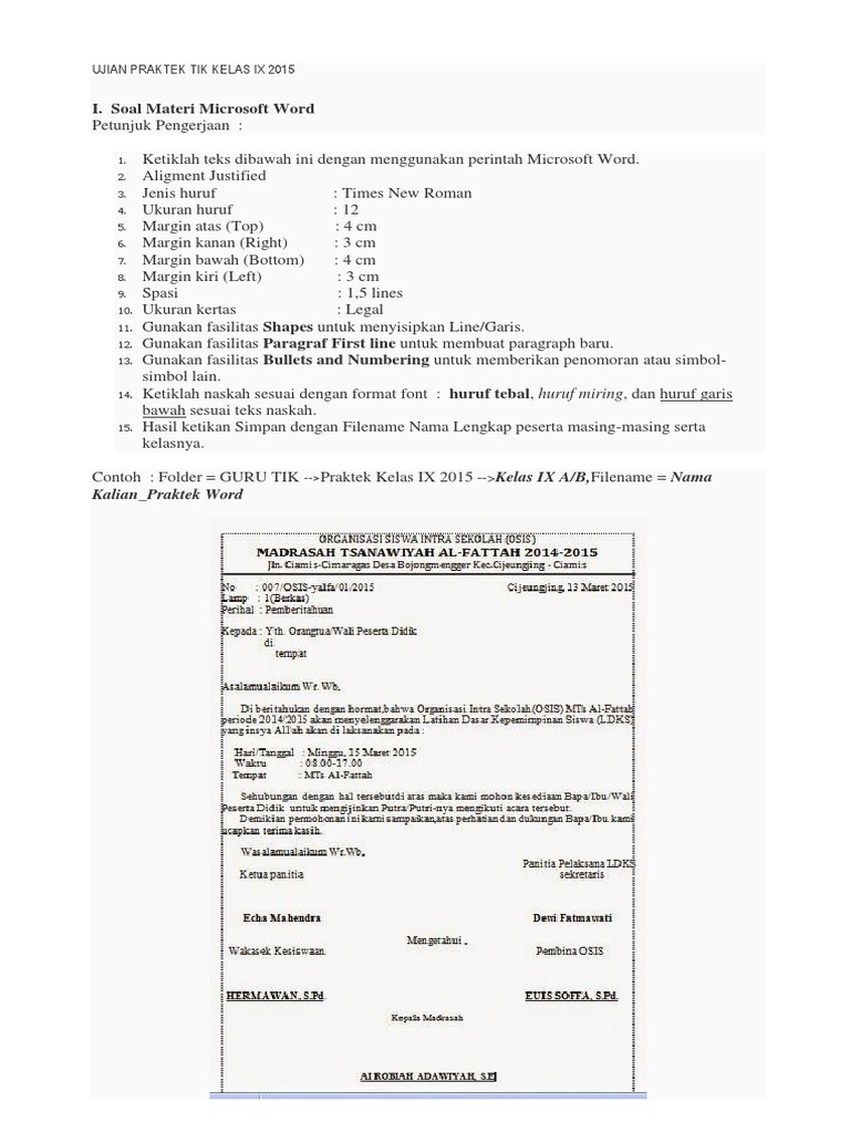 Contoh Soal Ujian Praktek Ips Smp Kelas 9 Contoh Soal Contoh Soal Ujian Praktek Ips Smp Kelas 9 Contoh Soal