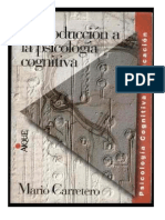 Introduccion A La Psicologia Cognitiva - Carretero Mario PDF