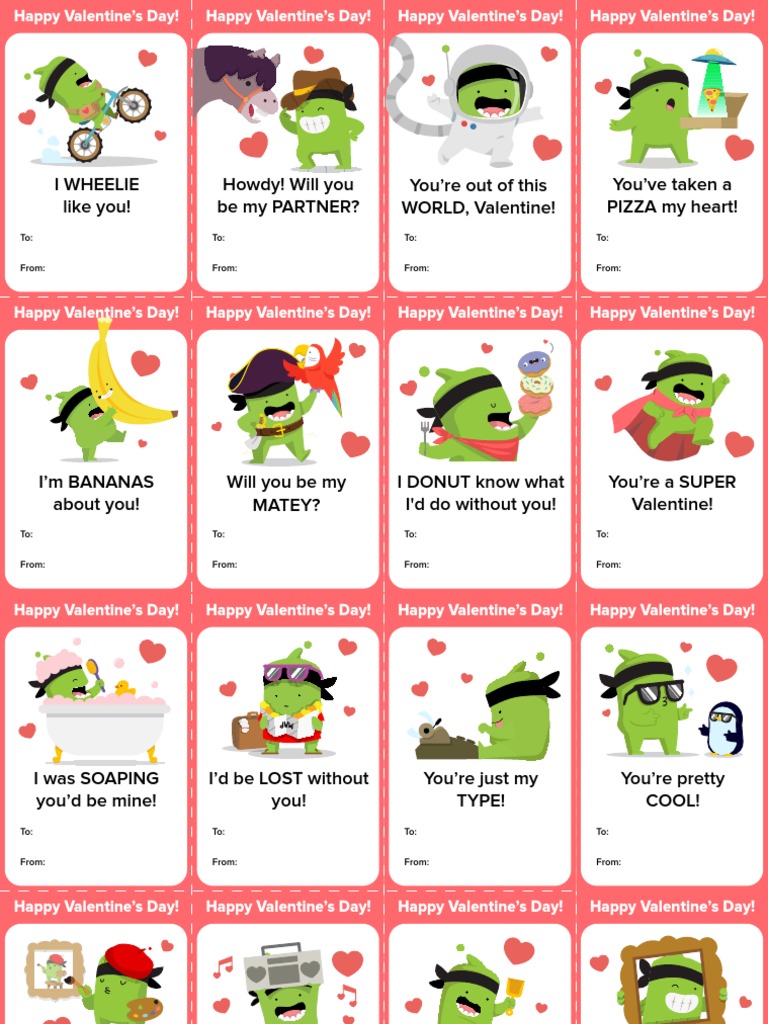 San Valentín Classdojo | PDF
