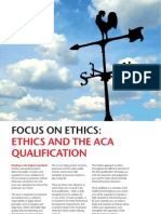 Ethics and ACA Qualification