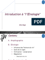 Cours Oenologie