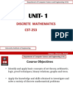 Unit-1: Discrete Mathematics CST-253