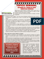 N° 40 - Detenga Los Trabajos para Verificar Riesgos